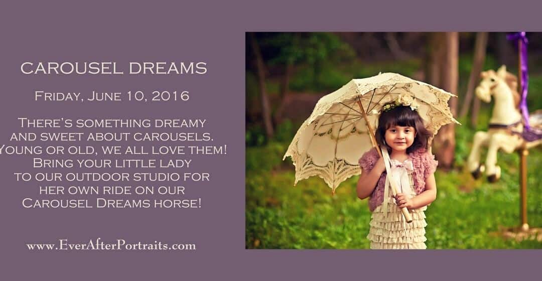 Carousel Dreams Children’s Limited Edition Session, June 10, 2016 | Northern VA Family Photographer